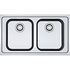 Franke srx 620-86 101.0356.666 smart lavello 2 vasche incasso 86 x 50 inox satinato