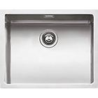 Barazza 1x5040i quadra r.15 lavello inox cm. 50x40 1 vasca semifilo raggio 15