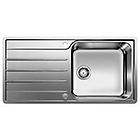 Blanco 1523035 lemis xl 6 s-if lavello filotop 100 x 50 inox gocciolatoio reversibile