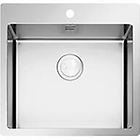 Schock technick plus n100l tecpfn100l lavello 1 vasca semifilo 55 x 51 inox