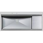 Foster 1043052 milanello workstation lavello filotop 1 vasca sx e gocciolatoio dx cm 118 x 52 inox spazzola