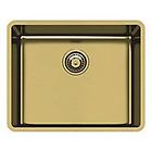 Foster 2155889 ke lavello sottotop 1 vasca cm 54 x 44 inox vintage gold