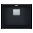 Franke kng 110-52 125.0630.924 kubus 2 lavello 1 vasca sottotop 52 x 42 cm black matt