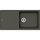 Schock element d100l eled100la43 lavello 1 vasca sopratop/sottotop 100 x 50 con gocciolatoio reversibile as