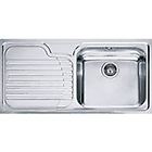 Franke gax 611 101.0017.508 galassia lavello 1 vasca incasso 100 x 50 con gocciolatoio sinistro inox satina