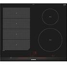 Siemens ex675lec1e iq700 piano cottura a induzione cm 60 vetroceramica nero