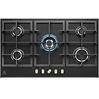 Electrolux kgs9536rn pro-slim profile 2.0 piano cottura a gas cm. 90 matte nero opaco