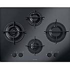 Barazza 1pmd64n mood piano cottura a gas cm 65 vetroceramica nero