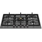 Bertazzoni p755cprone professional piano cottura a gas 5 fuochi cm 75 nero opaco