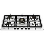 Bertazzoni p755cprox professional piano cottura a gas 5 fuochi cm 75 inox