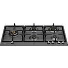 Bertazzoni p905lherne heritage piano cottura a gas 5 fuochi cm 90 nero opaco