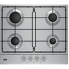 Beko Hag642c4sx Acciaio Inossidabile Da Incasso Gas 4 Fornello I