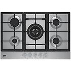 Beko Haw752c5sx Acciaio Inossidabile Da Incasso 75 Cm Gas 5 Fornello(i