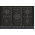 Haier Series 4 Havg75hb Nero Da Incasso 74.5 Cm Gas 5 Fornello(i)