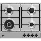 Beko Hiaw64224sxe Acciaio Inossidabile Da Incasso 58 Cm Gas 4 Fornello