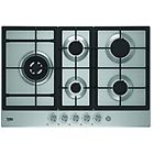 Beko Hial 75235 Sx Acciaio Inossidabile Da Incasso 75 Cm Gas 5 Fornell