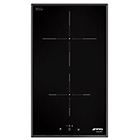 Smeg Piano Cottura A Induzione Si5322b 2 Zone Cottura Larghezza 30 Cm