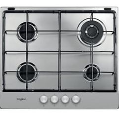 Whirlpool tgml 651 ix acciaio inossidabile da incasso 55 cm gas 4 forn