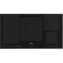 Whirlpool wt 1090 ba piano cottura a induzione cm.90 vetroceramica nero