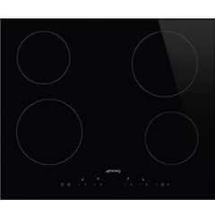 Smeg universal se364td piano cottura nero da incasso 60 cm ceramica 4