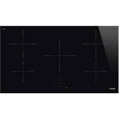 Smeg si2951d universale piano cottura a induzione cm. 90 vetroceramica nero