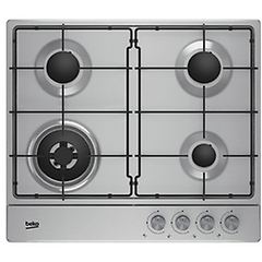 Beko hiaw64223sx acciaio inossidabile da incasso 60 cm gas 4 fornello(