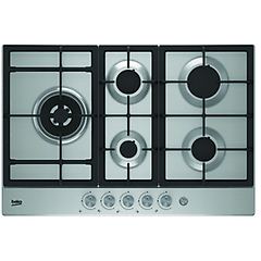 Beko hial 75235 sx acciaio inossidabile da incasso 75 cm gas 5 fornell