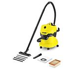 Karcher bidone aspiratutto wd 4 premium 1600 w per solidi e liquidi