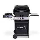 Sochef barbecue a gas piúpepito cottura pietra lavica