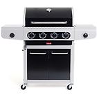 Barbecook barbecue a gas siesta 412 nero 4 fuochi+1 laterale