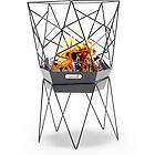 Barbecook braciere per legna sierra d.45cm h71cm nero acc.