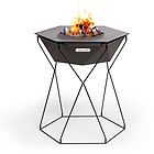 Barbecook barbecue a legna rila d.75cm nero acciaio vern.