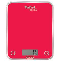 Tefal bilancia da cucina optiss glass bc5003 max 5 kg funzione tara rosso