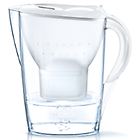 Brita caraffa filtrante marella white + 1 filtro maxtra+