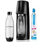 Sodastream gasatore spirit black con bottiglia pet e cilindro co2