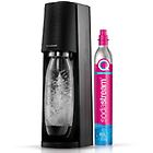 Sodastream caraffa filtrante gasatore terra nero con bottiglia in pet lavabile in lavastoviglie