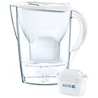 Brita caraffa filtrante fill&enjoy marella caraffa con filtro per acqua bianco 1039164