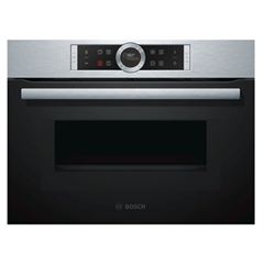 Bosch cmg633bs1 serie 8 forno da incasso combinato microonde cm 60 h 46 nero / inox