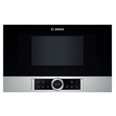 Bosch forno a microonde da incasso bfl634gs1 serie 8 acciaio inox