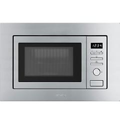 Smeg forno a microonde da incasso fmi020x 17 litri 800 w