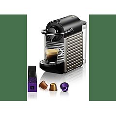 Krups macchina da caffè nespresso pixie xn304tk titanio capsule