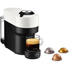 Krups macchina da caffè nespresso vertuo pop xn9201k bianco capsule