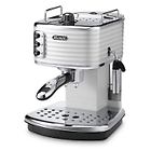 Delonghi macchina da caffè de'longhi scultura ecz 351.w bianco zinco caffè macinato, capsule