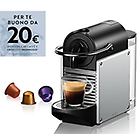 Delonghi Macchina Da Caffè Nespresso Pixie En124.s Argento Capsule