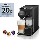 Delonghi macchina da caffè nespresso lattissima one en510.b nero capsule