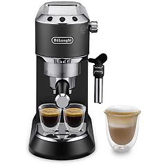 Delonghi macchina da caffè de'longhi dedica ec 685.bk nero caffè macinato, cialde ese