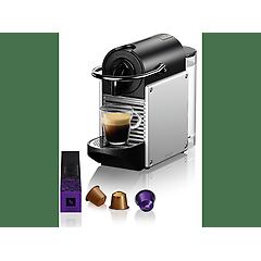 Delonghi macchina da caffè nespresso pixie en124.s argento capsule