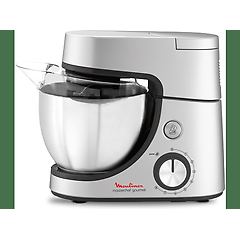 Moulinex impastatrice planetaria qa530d, capacità della ciotola 4,6 l, 1100 w, argento