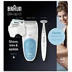 Braun Se5810 Epilatore Silk Epil Wet & Dry 28pinze +testina Rasoio +rasoio Bikini