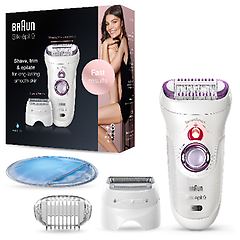 Braun se 9-710 silk-ã©pil 9 9-710, epilatore elettrico donna bianco/viola per una rimozione du